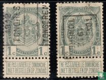 "TONGEREN 1912 TONGRES" 1c A+B   acheter