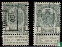 "TONGRES 05" 1c A+B for sale