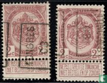 "TONGRES 08" 2c A+B for sale