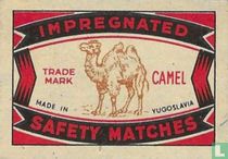 Impregnated - safety matches - camel