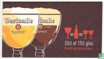 33cl of 17cl glas/Dubbel van Westmalle