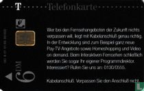 Kabelansschluß - Pay-TV-Angebote