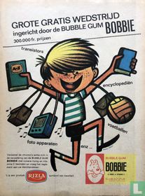 Grote gratis wedstrijd ingericht door de Bubble Gum Bobbie
