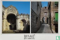 Besalú (Girona) Colegiata de Santa María - Calle tipica