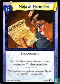 Nota di Hermione