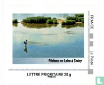 Fisherman in the Loire at Chécy