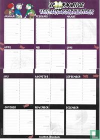 Donald Duck Spooky Birthday Calendar