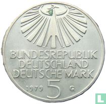 Allemagne 5 mark 1979 "100th anniversary Birth of Otto Hahn"