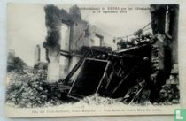 Bombardement de Reims par les allemands le 19 septembre 1914.