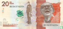 Colombie 20 000 pesos