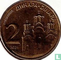 Serbie 2 dinara 2021