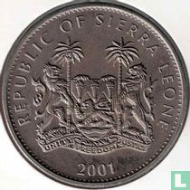 Sierra Leone 1 dollar 2001 "Dragon and three animals"