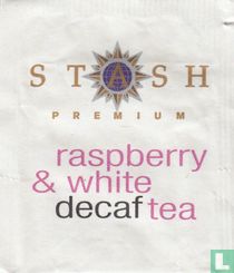 raspberry & white decaf tea 