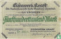 Duisburg-Hochfeld, Eisenwerk Kraft - 500.000 mark 1923