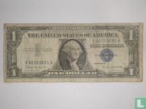 United States 1 Dollar Silver Certificate Blue Seal 1957 B
