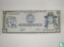 Pérou 50 Soles d'or 1969