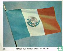 Mexico's vlag wappert over 1.969.365 km²
