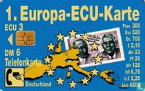 1.Europa-ECU-Karte - Hans-Dietrich Genscher