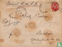 Enveloppe: van Goerlitz naar Breslau 1863
