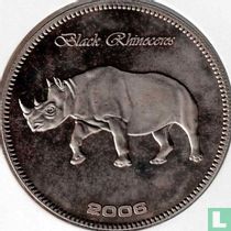 Somalia 25 Shilling 2006 "Black Rhinoceros"