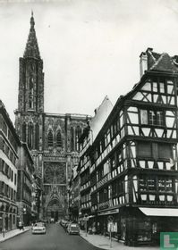 Strasbourg, La Cathédrale et la rue Mercière