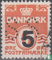 Cijfer, kroon en golven