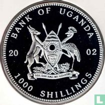 Ouganda 1000 shillings 2002 (BE - type 8) "Marine Life of the Oceans"