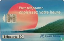 Pour téléphoner, choisissez votre heure