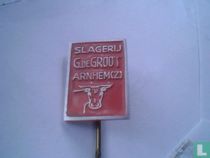 Slagerij G. de Groot Arnhem (Z) [oranje/bruin]