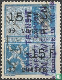 Hermes en heraldieke leeuw