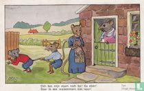 Dierenkaart muizen - huis - landschap