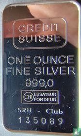 Zwitserland 1 oz zilver "Credit Suisse"