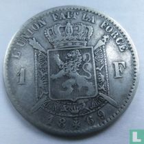 Belgique 1 franc 1869 acheter
