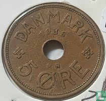 Danemark 5 øre 1938 acheter