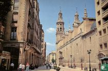Logroño - Calle Portales y Concatedral de Santa María de la Redonda