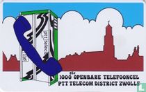 PTT Telecom - 1000ste openbare telefooncel PTT Telecom district Zwolle
