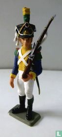 Der Voltigeur des 2. Regiments der Weichsel-Legion im Jahr 1808