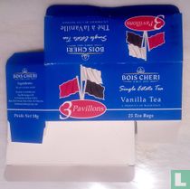 Bois cheri.3 Pavillons.25 sachets thé à la vanille.