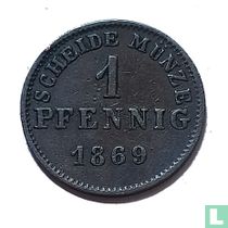 Hesse-Darmstadt 1 pfennig 1869 acheter