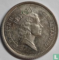 Gibraltar 10 pence 1992