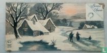 Bonne année.les déblayeurs de neige.