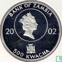 Zambia 500 kwacha 2002 (PROOF) "30th Anniversary of 1972 Summer Olympics in Munich"