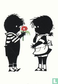 Kinderkaart Jip en Janneke - bloem