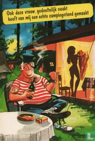 Ook deze vrouw gedeeltelijk naakt heeft van mij een echte campingvriend gemaakt 