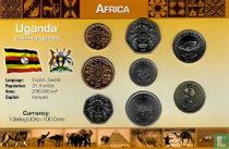 Oeganda combinatie set (8 munten) "Munten van de Wereld"
