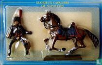 Guards mounted artilleryman in parade dress