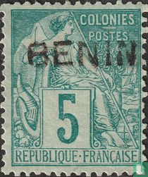 Type Dubois, met opdruk  