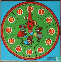 Puzzelklok met muizen