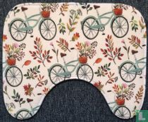 WC matje groene fiets
