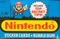 Nintendo Sticker Cards display box